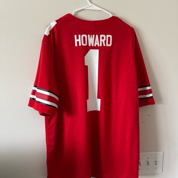 Nike Red and White Men's Jersey - Picture 6 of 6